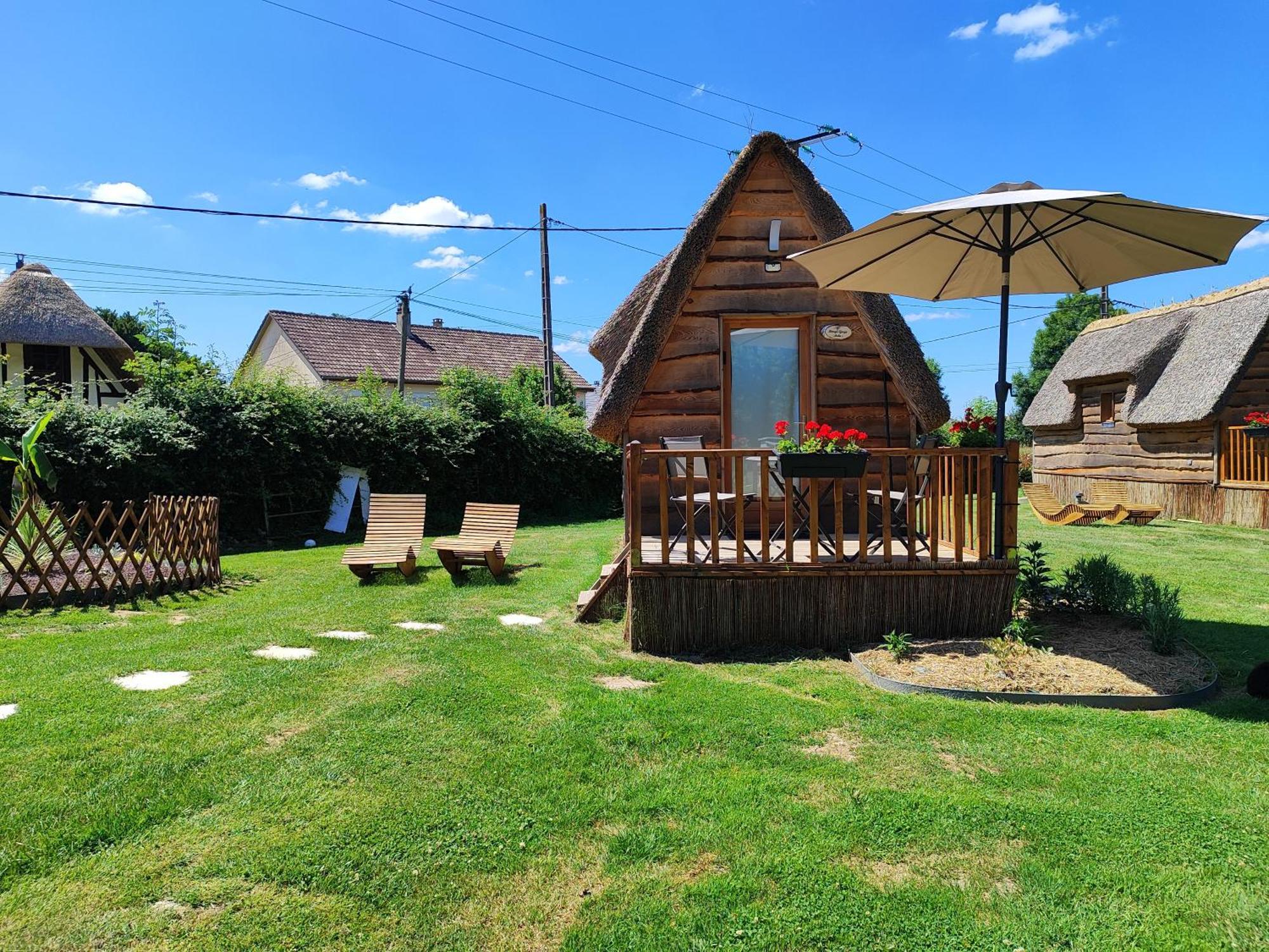 הוילה Saint-Martin-Saint-Firmin Les Mini-Chaumieres חדר תמונה